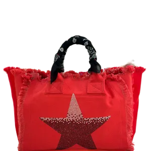 Star Fringe Canvas Bag