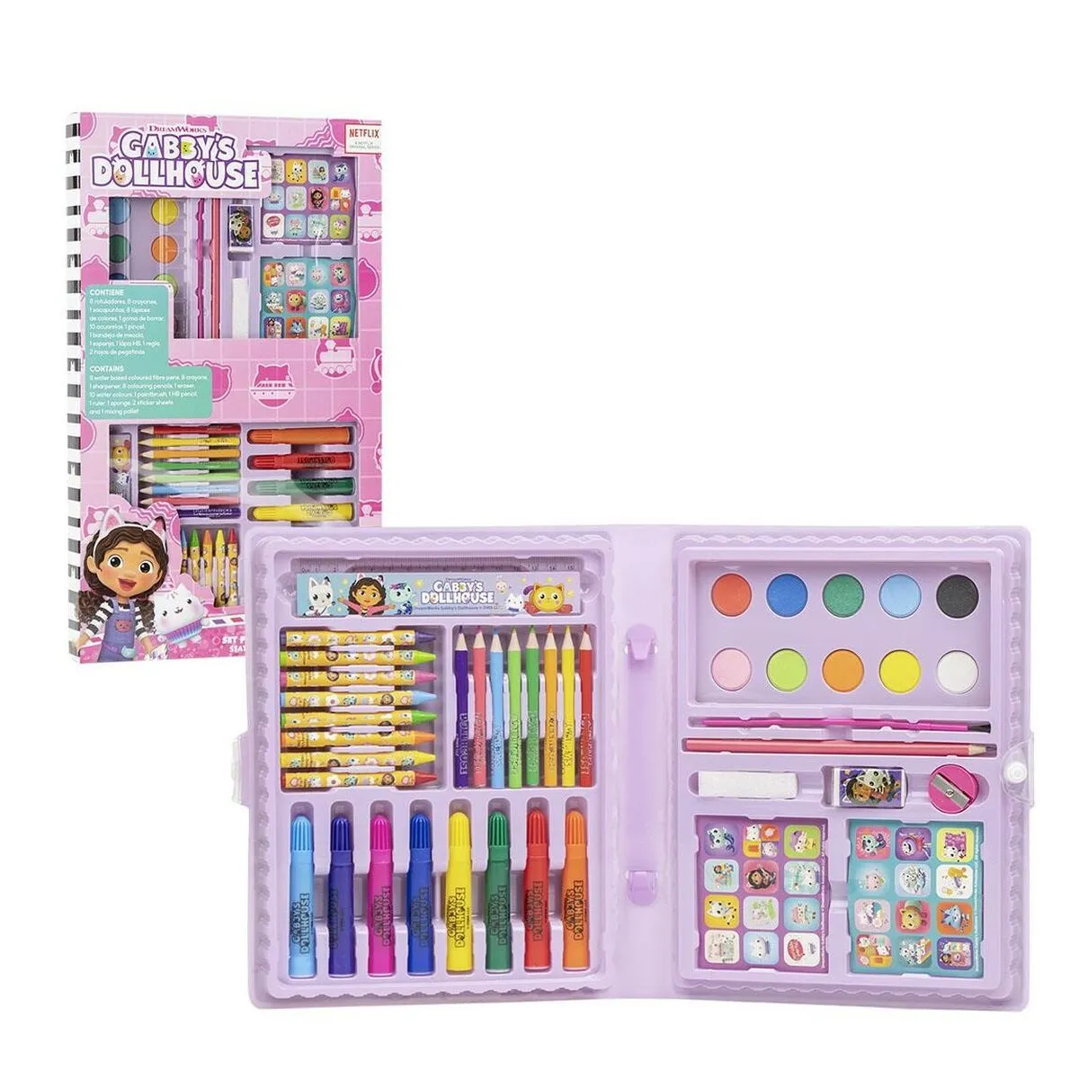 Stationery Set Gabby's Dollhouse Briefcase