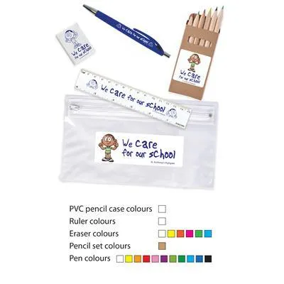 Stationery Set in PVC Case