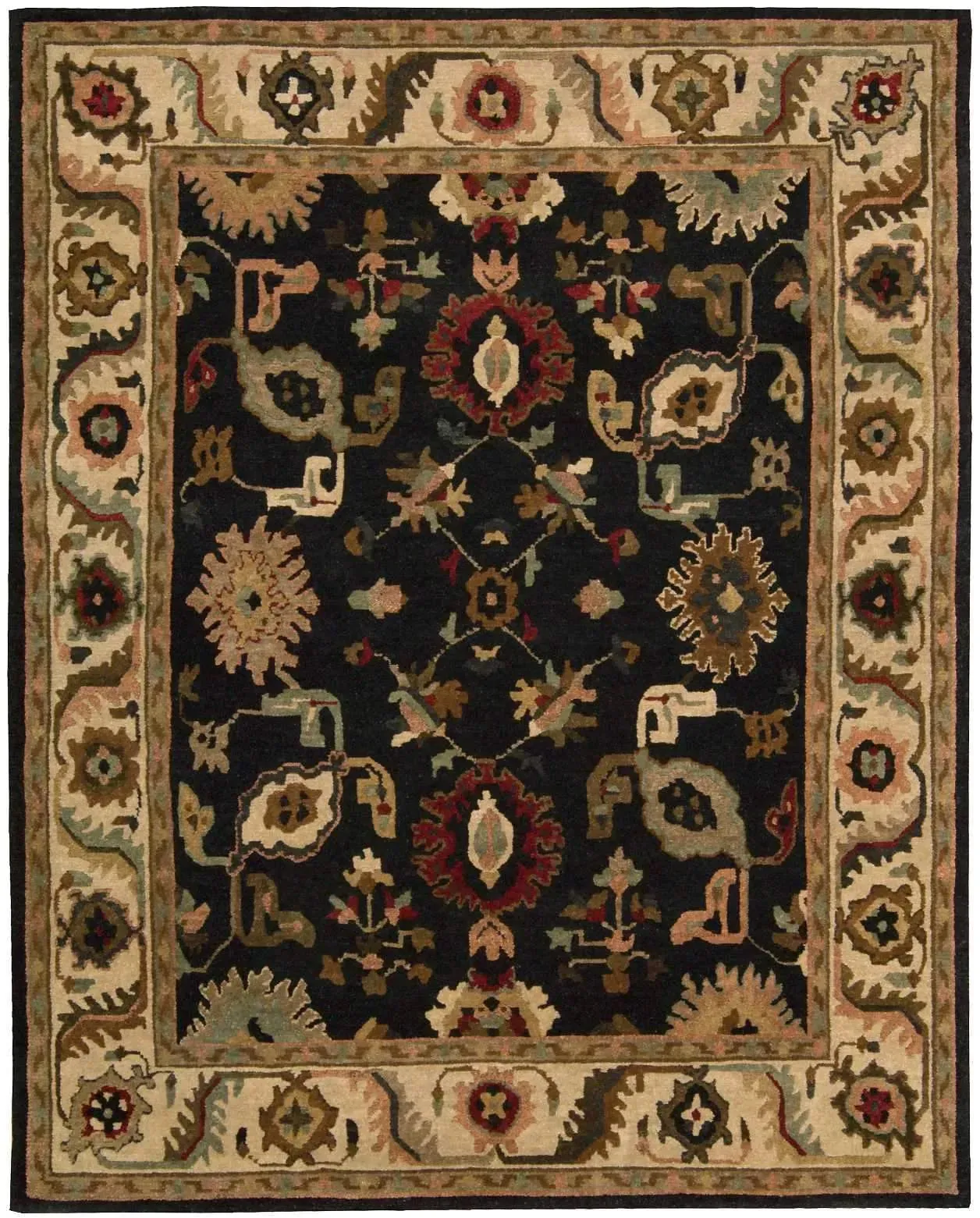 Tahoe TA08 Black Rug