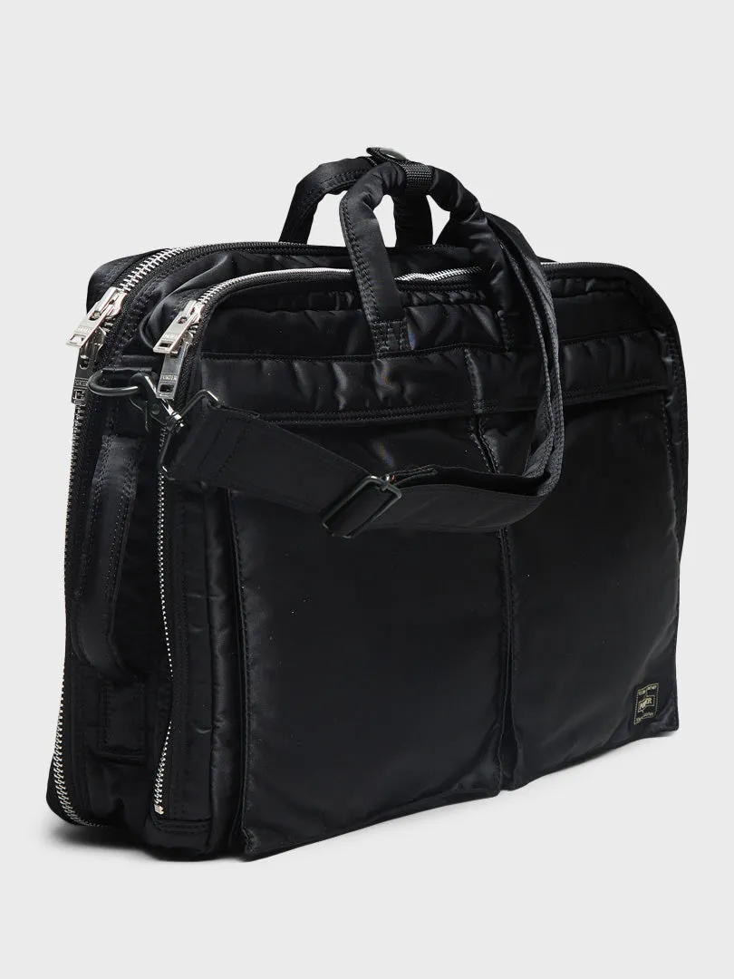 Tanker 3Way Briefcase in Black