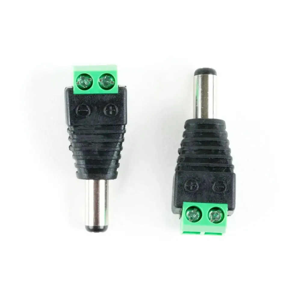 Terminal to 2.1mm Barrel Jack (2pk)