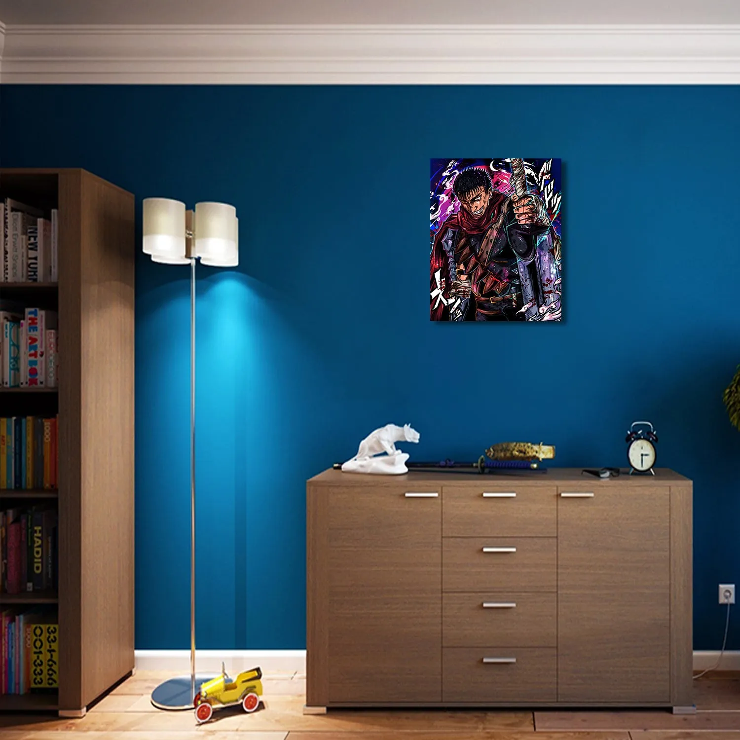 The Black Swordsman Canvas Wall Art