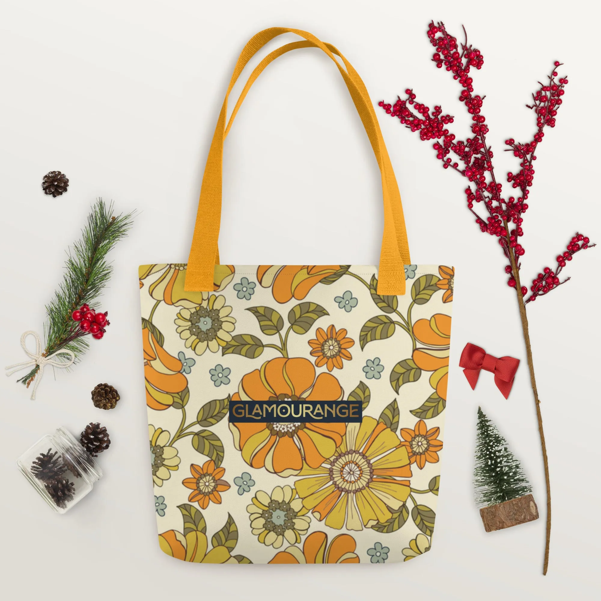 Tote Bag Women Designer (Flower Pattern 005)