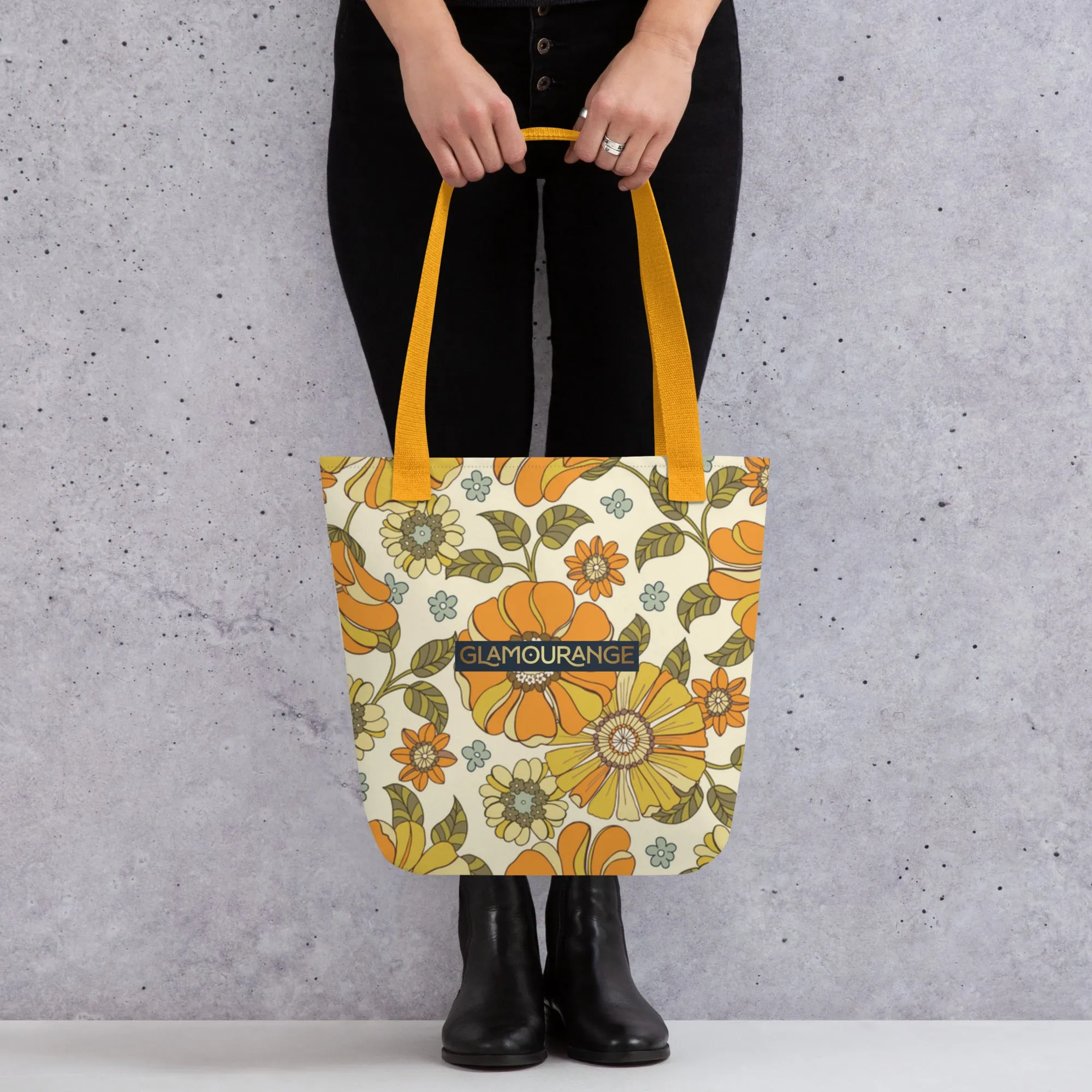 Tote Bag Women Designer (Flower Pattern 005)