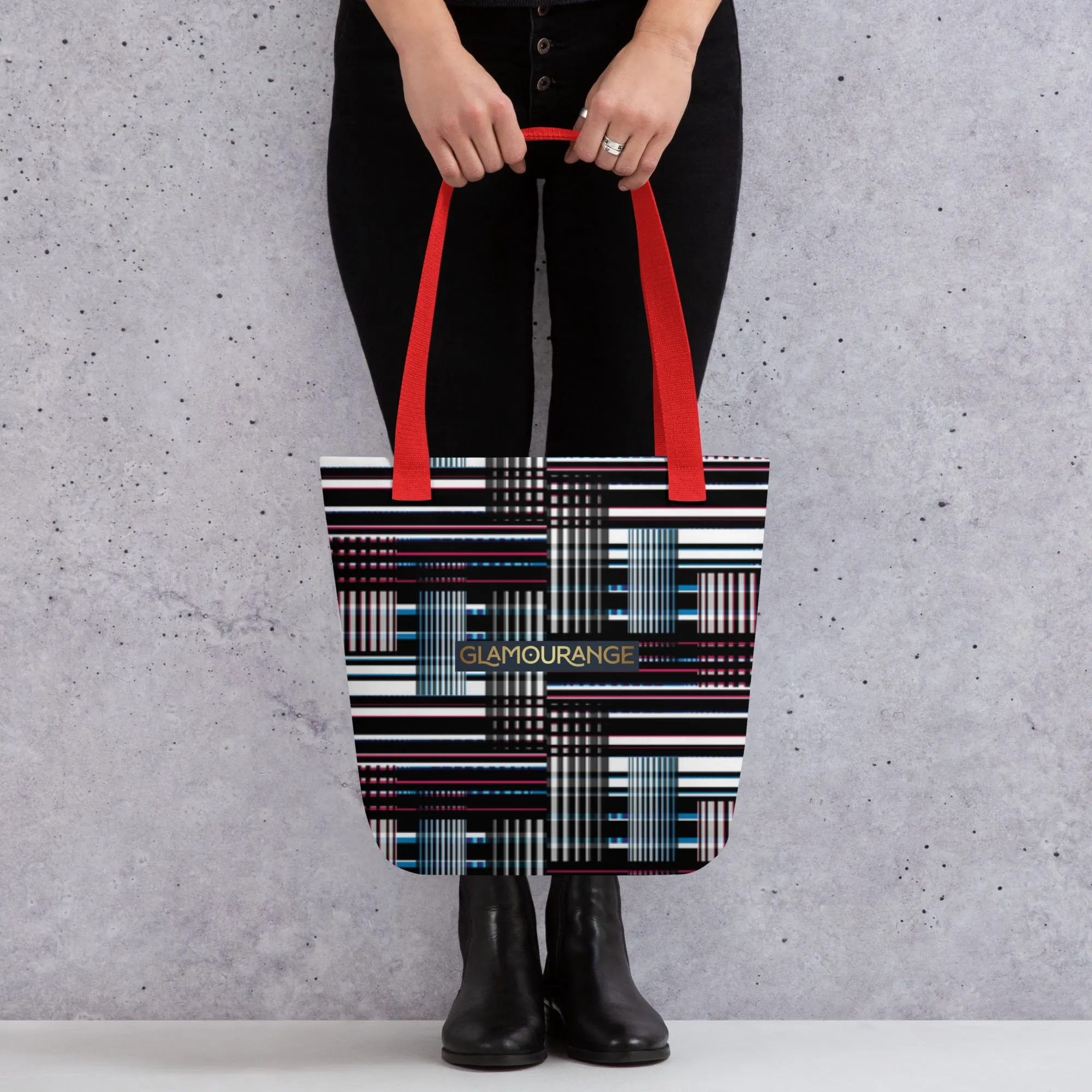 Tote Bag Women Designer (Stripe Bag Pattern 004)