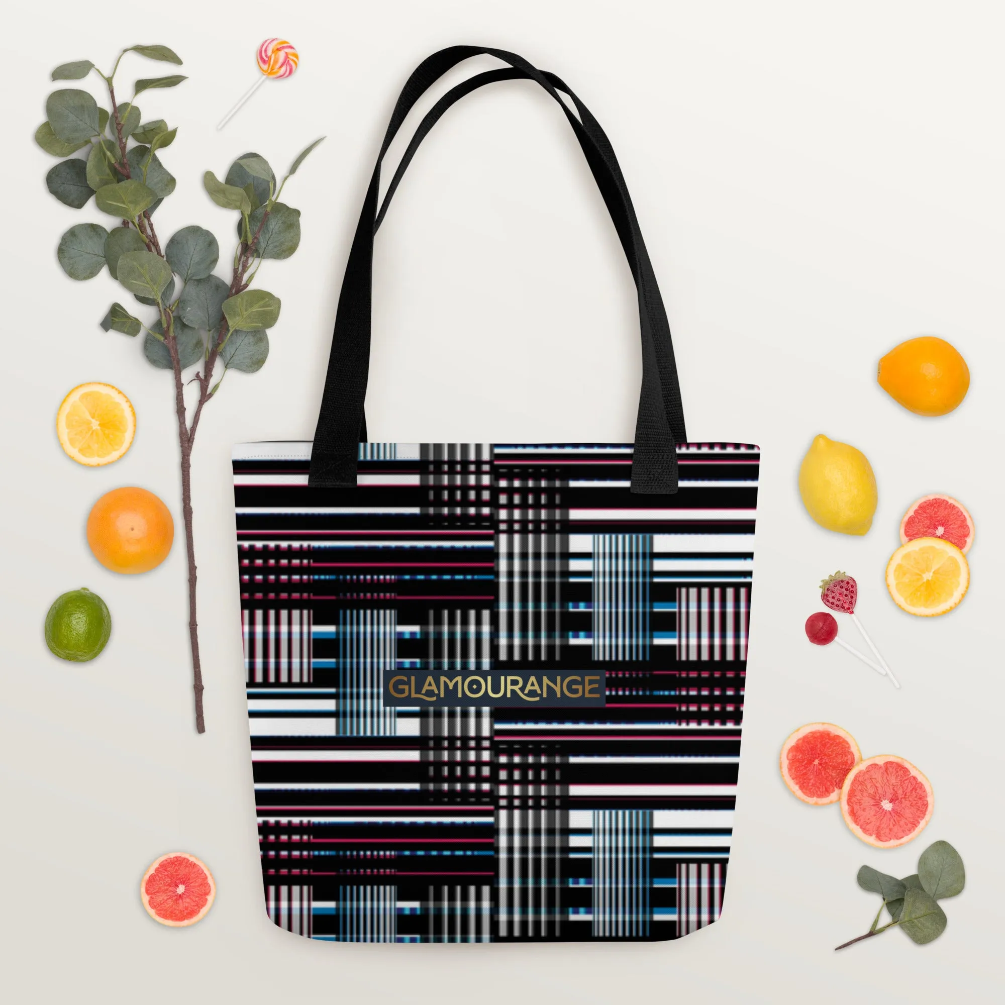 Tote Bag Women Designer (Stripe Bag Pattern 004)