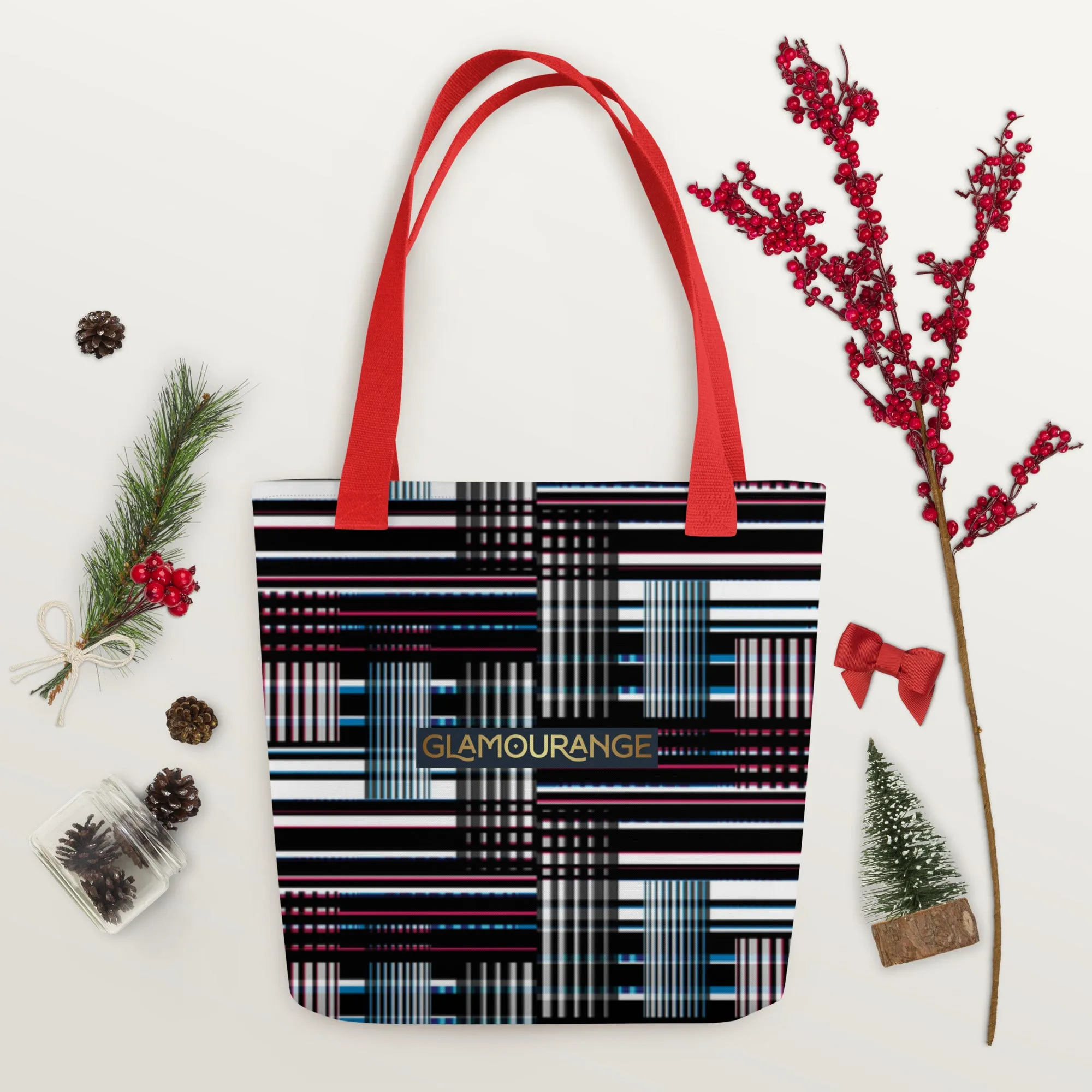 Tote Bag Women Designer (Stripe Bag Pattern 004)