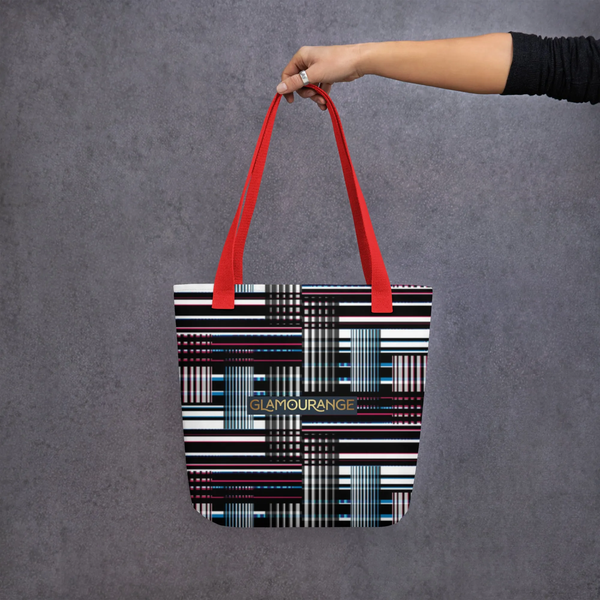 Tote Bag Women Designer (Stripe Bag Pattern 004)