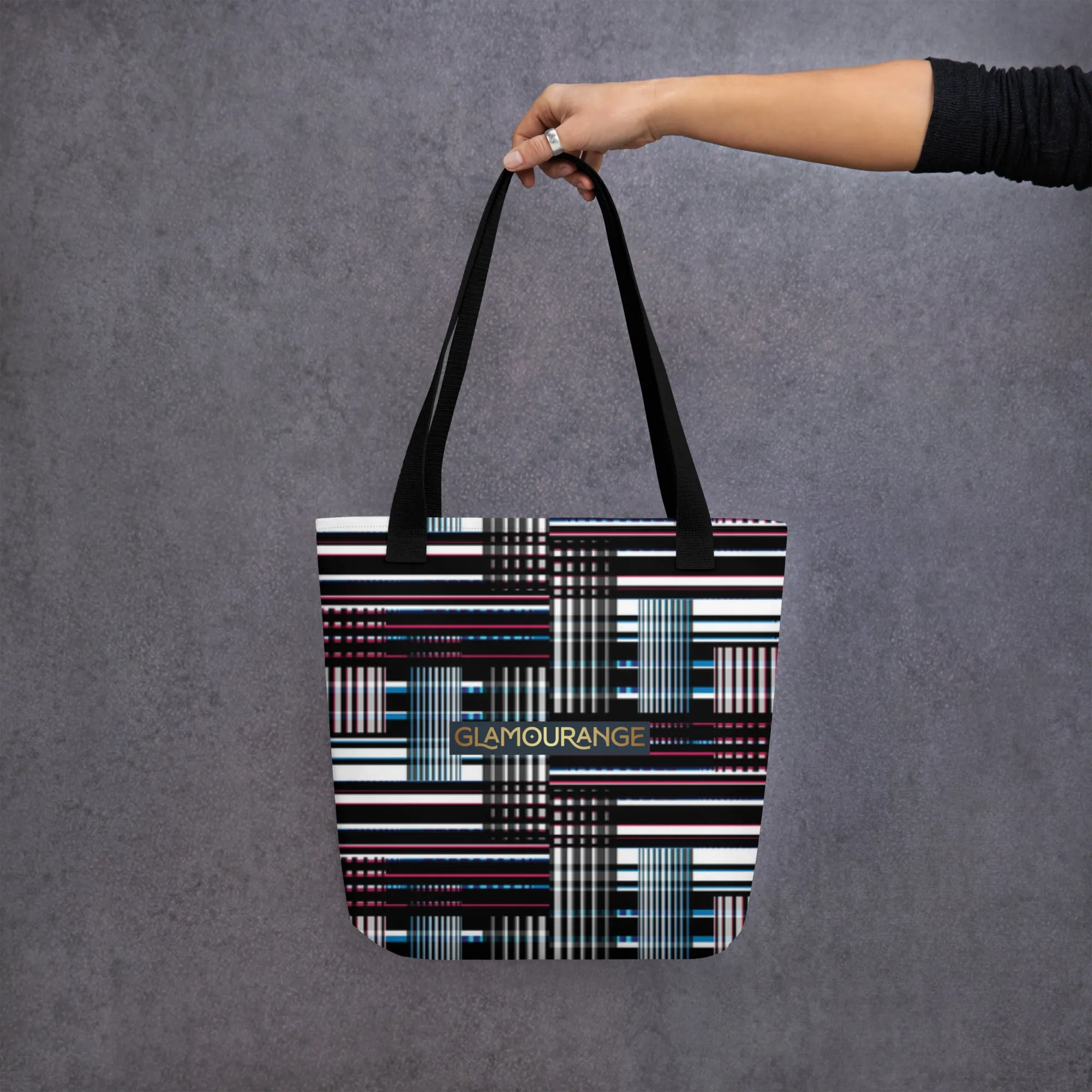 Tote Bag Women Designer (Stripe Bag Pattern 004)