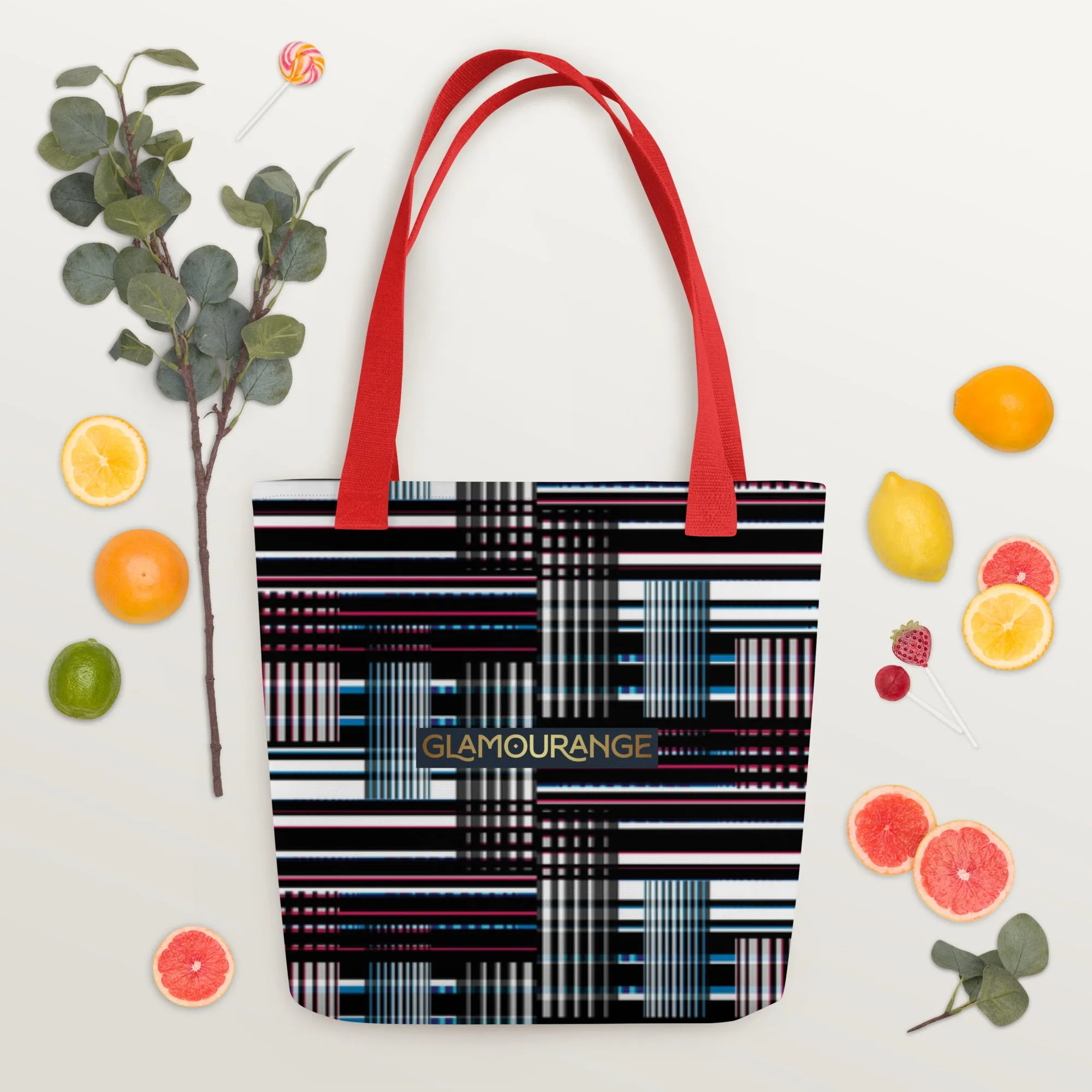 Tote Bag Women Designer (Stripe Bag Pattern 004)