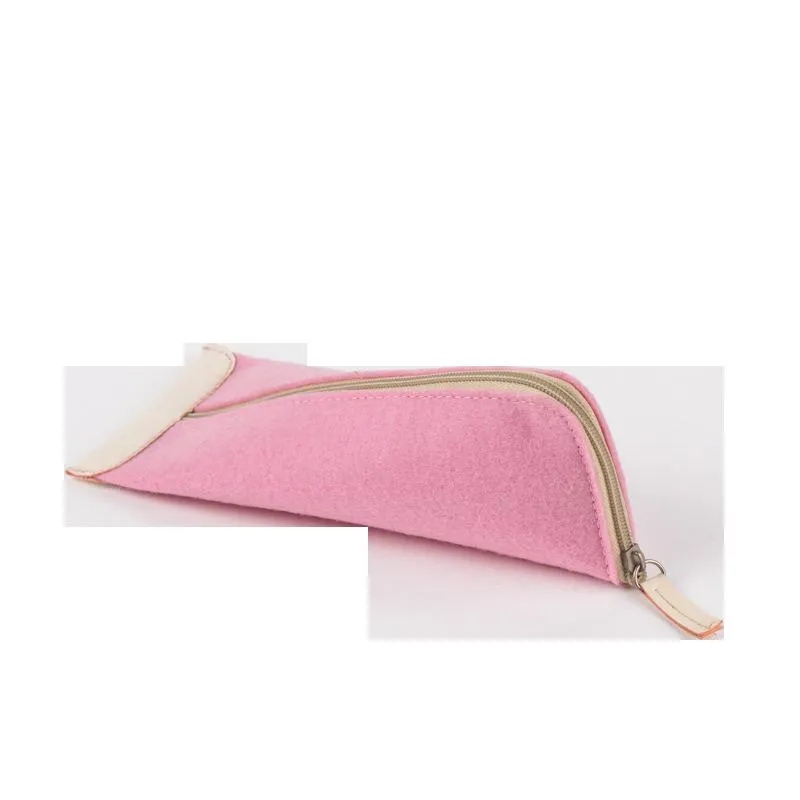 Triangular Felt Pencil Case