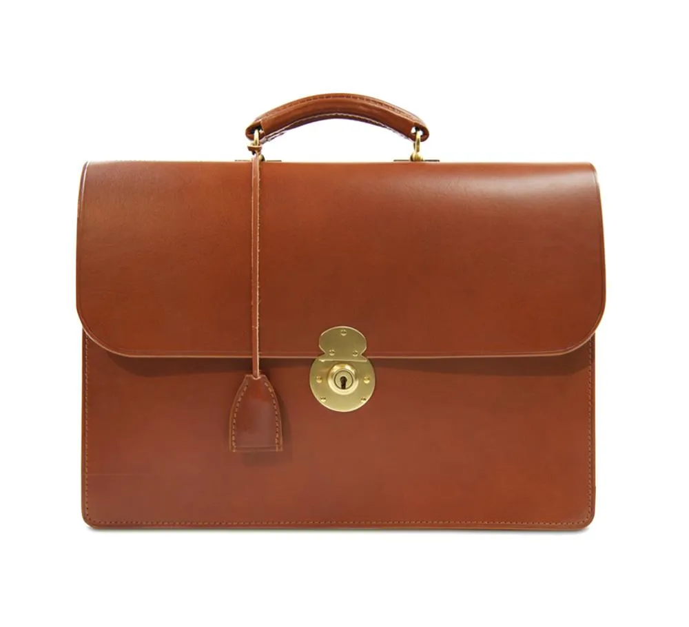 Two Pocket Traditional Briefcase