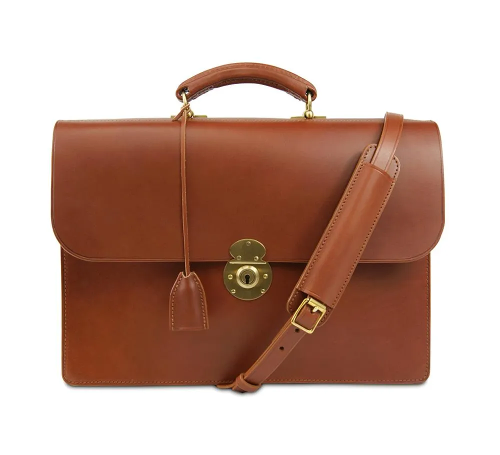 Two Pocket Traditional Briefcase