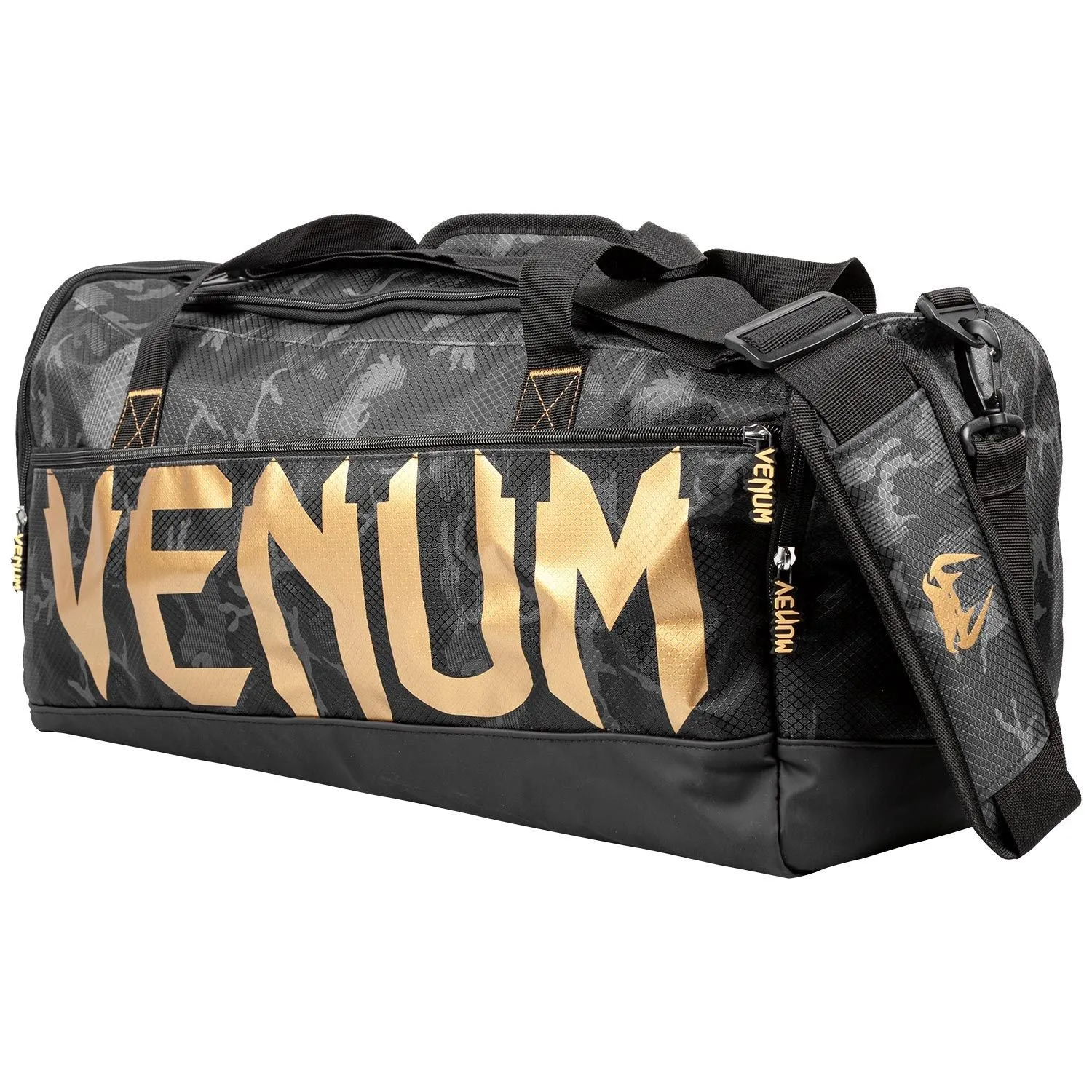 Venum Sparring Sports Bag - Dark Camo/Gold