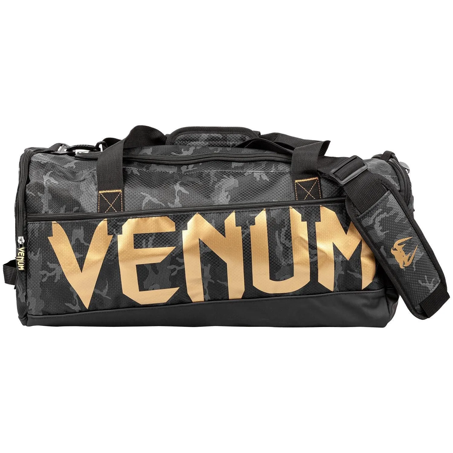 Venum Sparring Sports Bag - Dark Camo/Gold