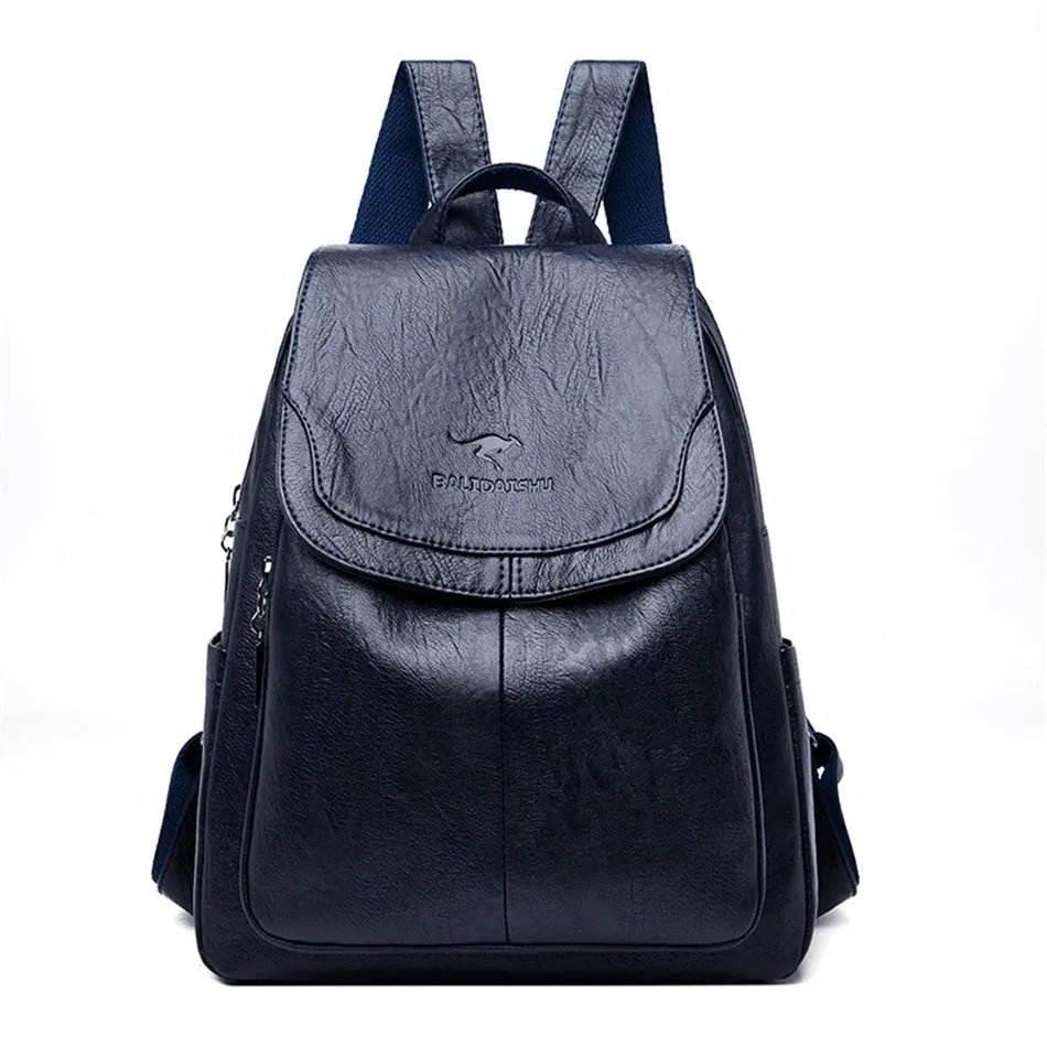 Vintage Leather Backpack