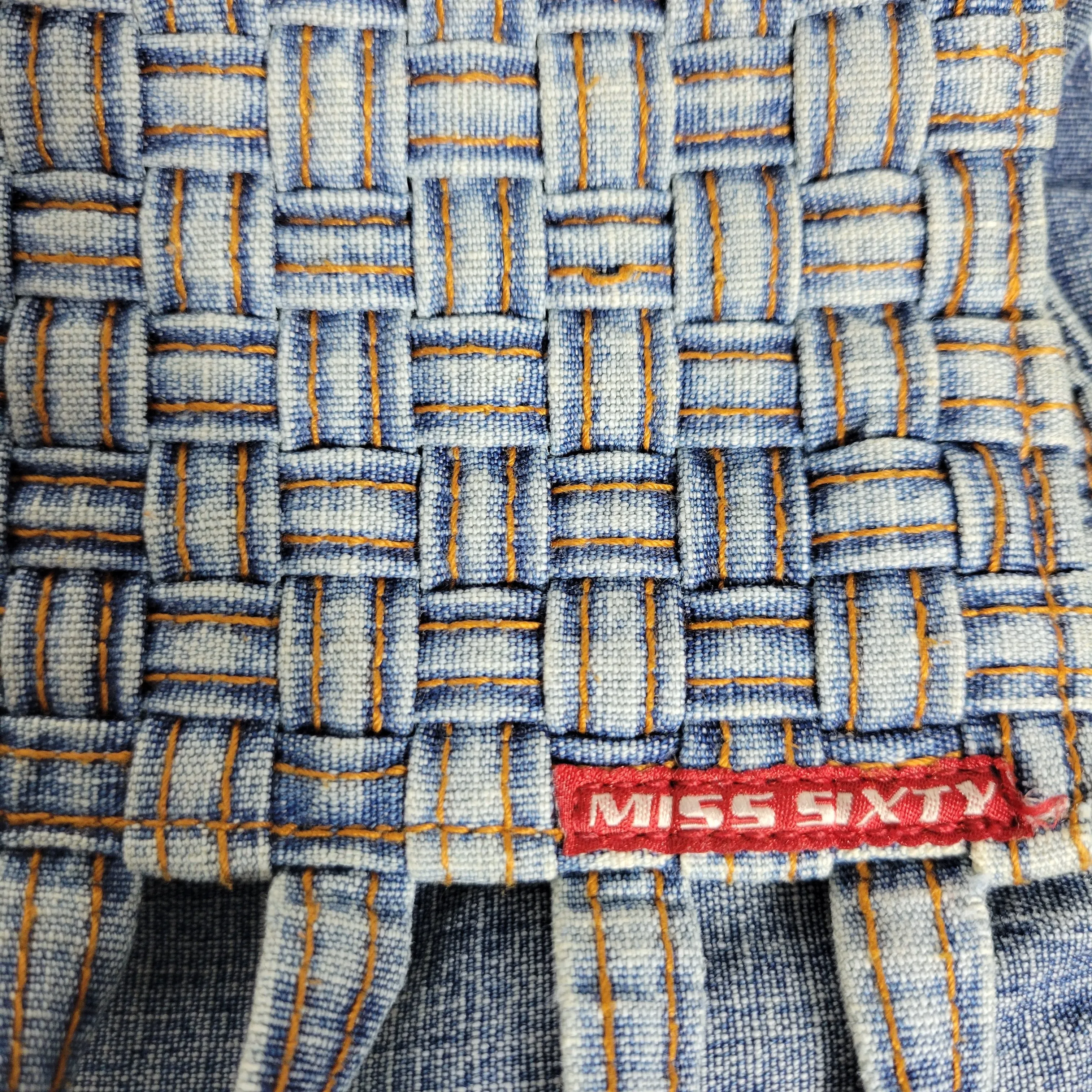 Vintage Miss Sixty Denim Purse Shoulder Bag