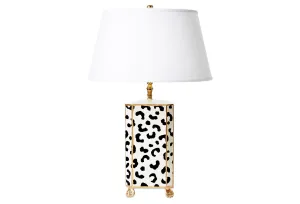 White Leopard Lamp