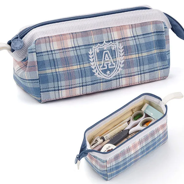 Wide Opening Triangular Pencil Case