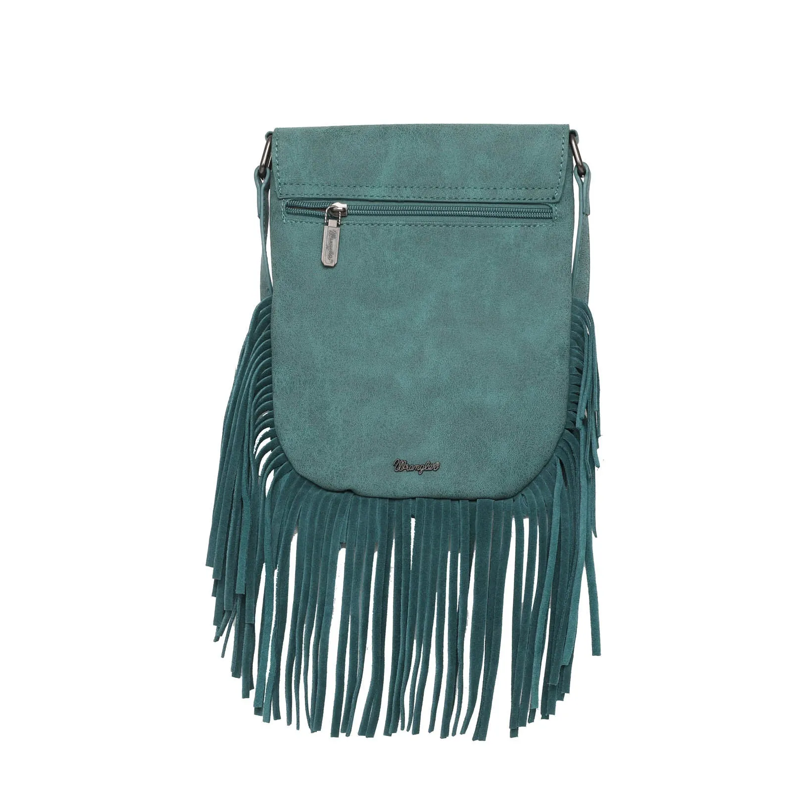 Wrangler Embroidered Thunderbird Aztec Fringe Crossbody