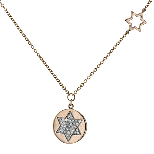 ZP915 Pendant in 14k Gold with Diamonds