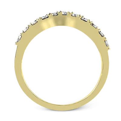 ZR438 Anniversary Ring in 14k Gold with Diamonds