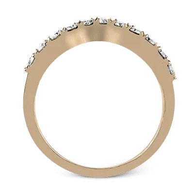 ZR438 Anniversary Ring in 14k Gold with Diamonds